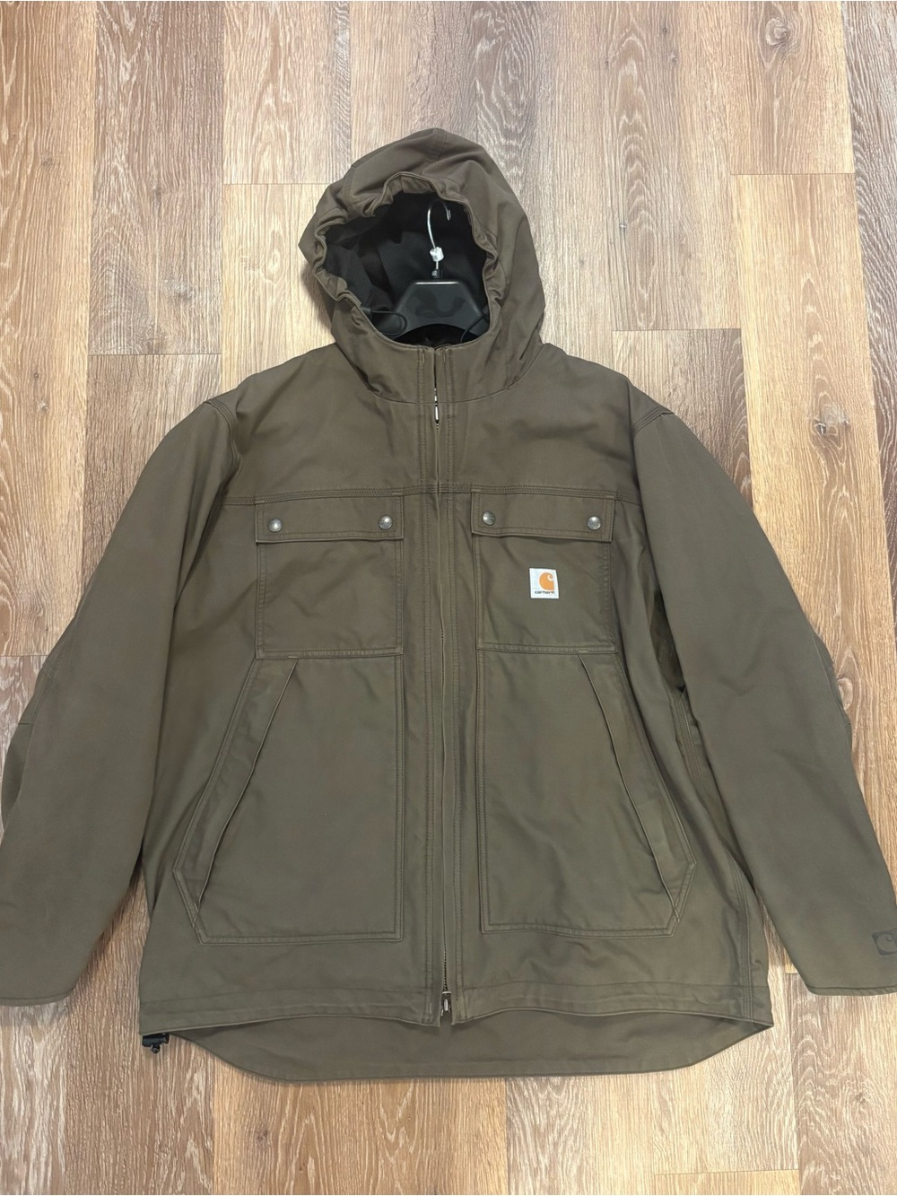 Carhartt Olive Hooded Field Jacket